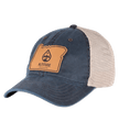 Oregon Leather Patch Hat - Navy/Khaki